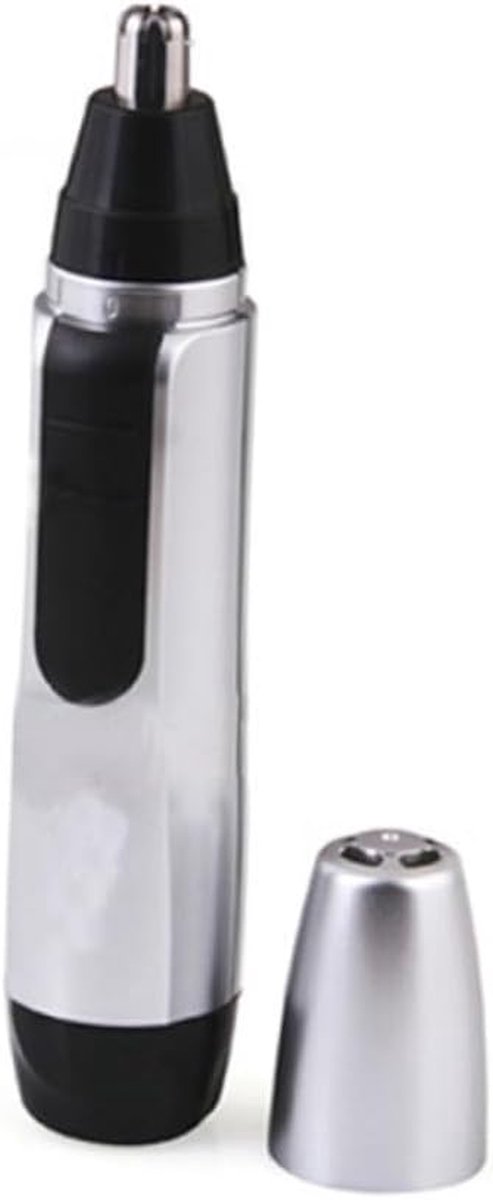 Neus Haren Trimmer - Gezichtshaar Trimmer - Persoonlijke Verzorging - Roestvrij Staal - 13.2 cm - Zilver