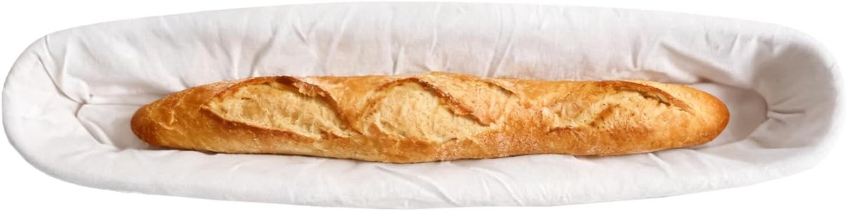 Rotan Broodmand - Rijsmand Deegmand - Ambachtelijk Brood Bakken - Met Verwijderbare Voering - 34 43 54.5 cm - Natuurlijk