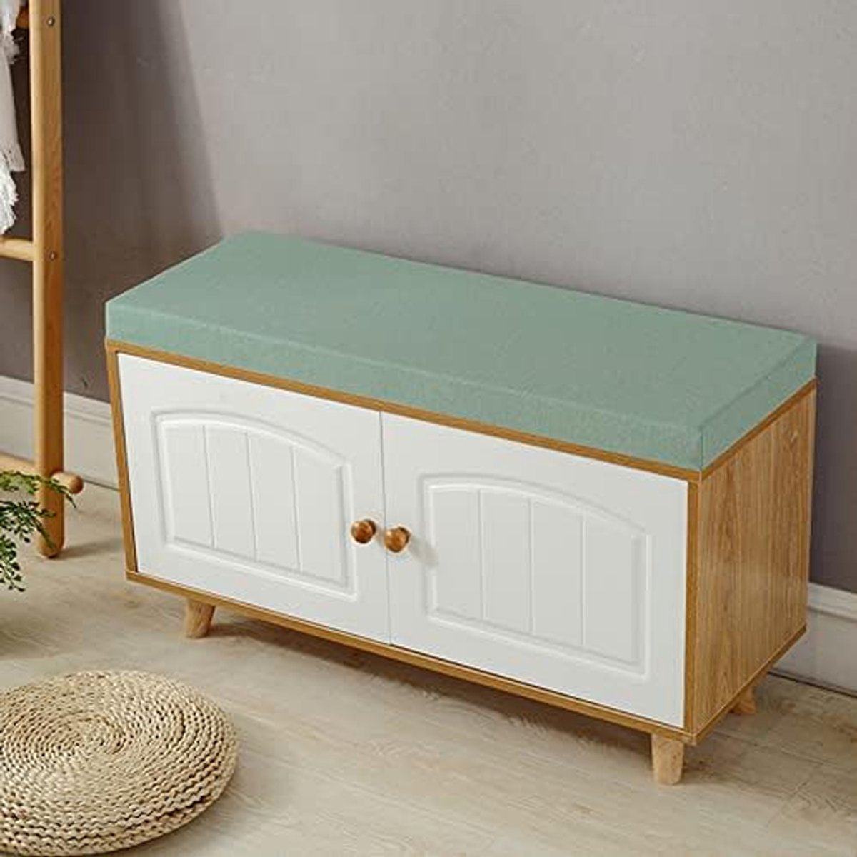 Tuinbankkussen - Bankkussen Terras - Buiten Zitten - Schuim met Hoge Dichtheid - 110 x 30 x 5 cm - Groen