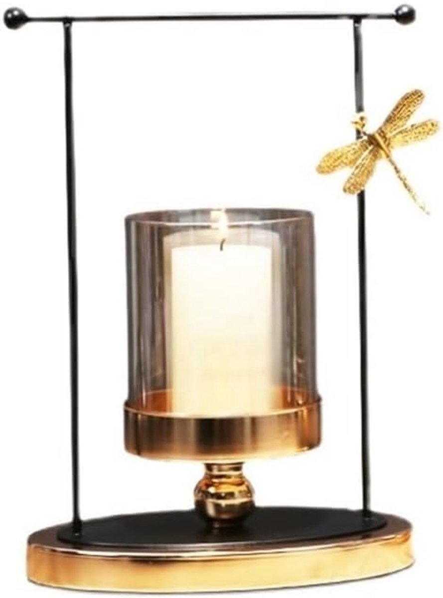 Glazen Kaarsenhouder - Kandelaar Luxe - Romantische Sfeer Creëren - Brede Stevige Basis - 10x10x10 mm - One Color