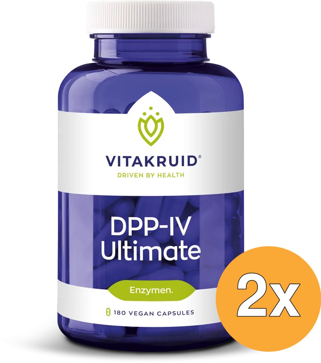 2x Vitakruid DPP-IV Ultimate Biocore® Optimum Complete Enzymen (180 vega capsules)