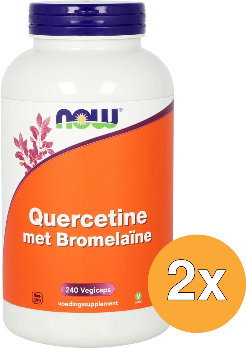 2x Now Quercetine met Bromelaïne (240 vega capsules)