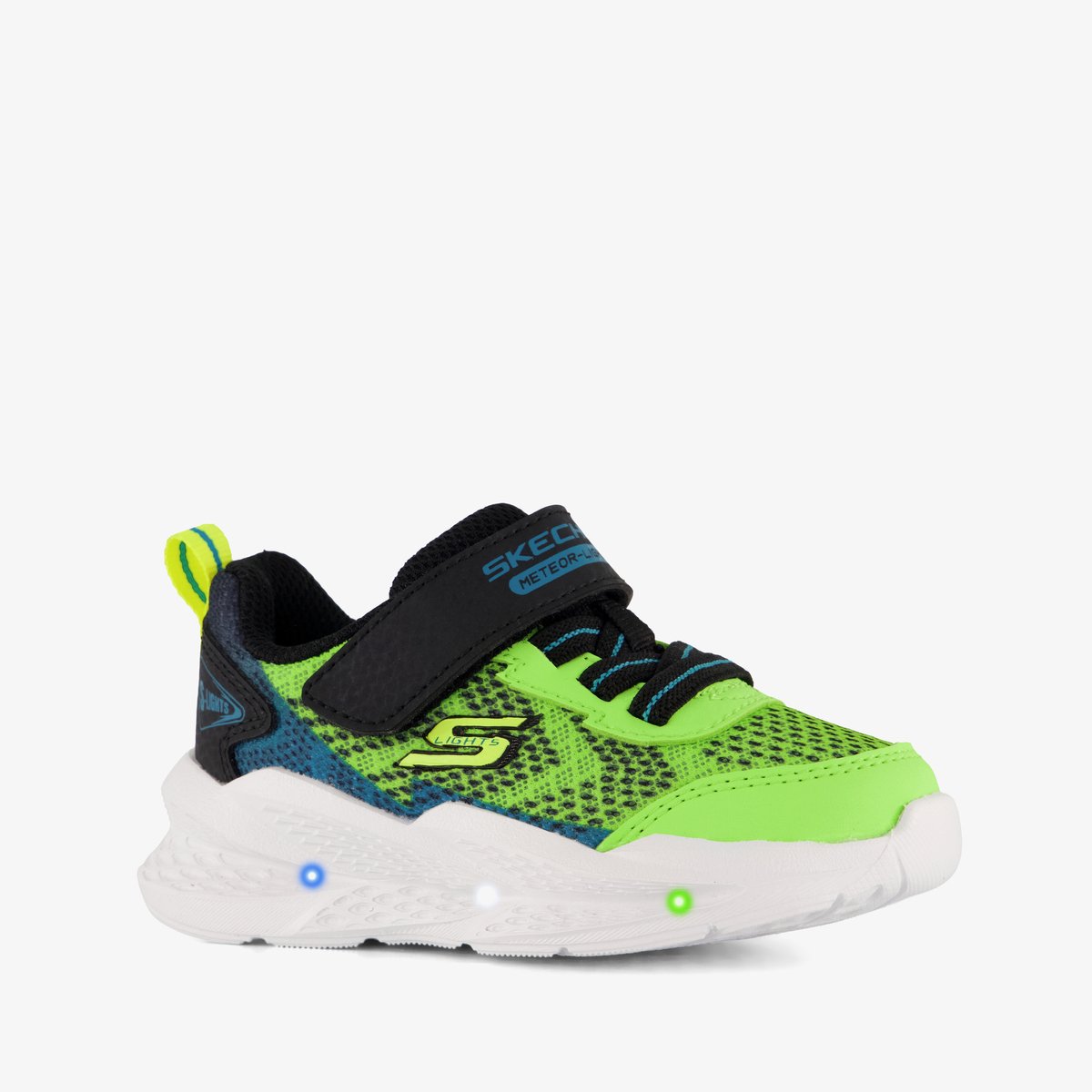 Skechers S-Lights Meteor-Lights 2.0 jongens sneakers groen - Maat 21