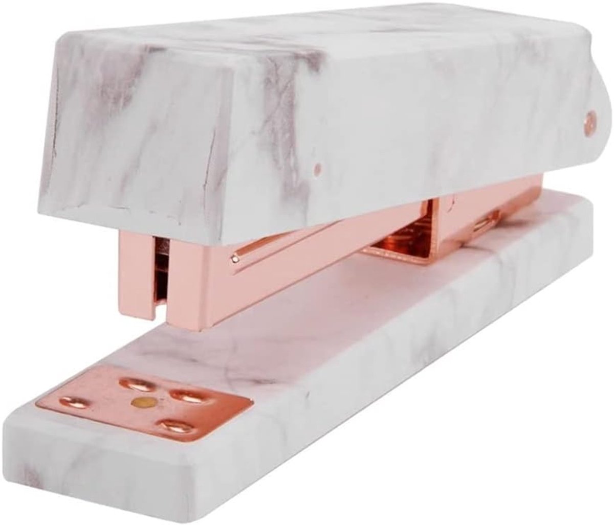 Nietmachine - Handmatige nietmachine - Papier nieten - Heavy Duty - 50 vel capaciteit - Rose goud