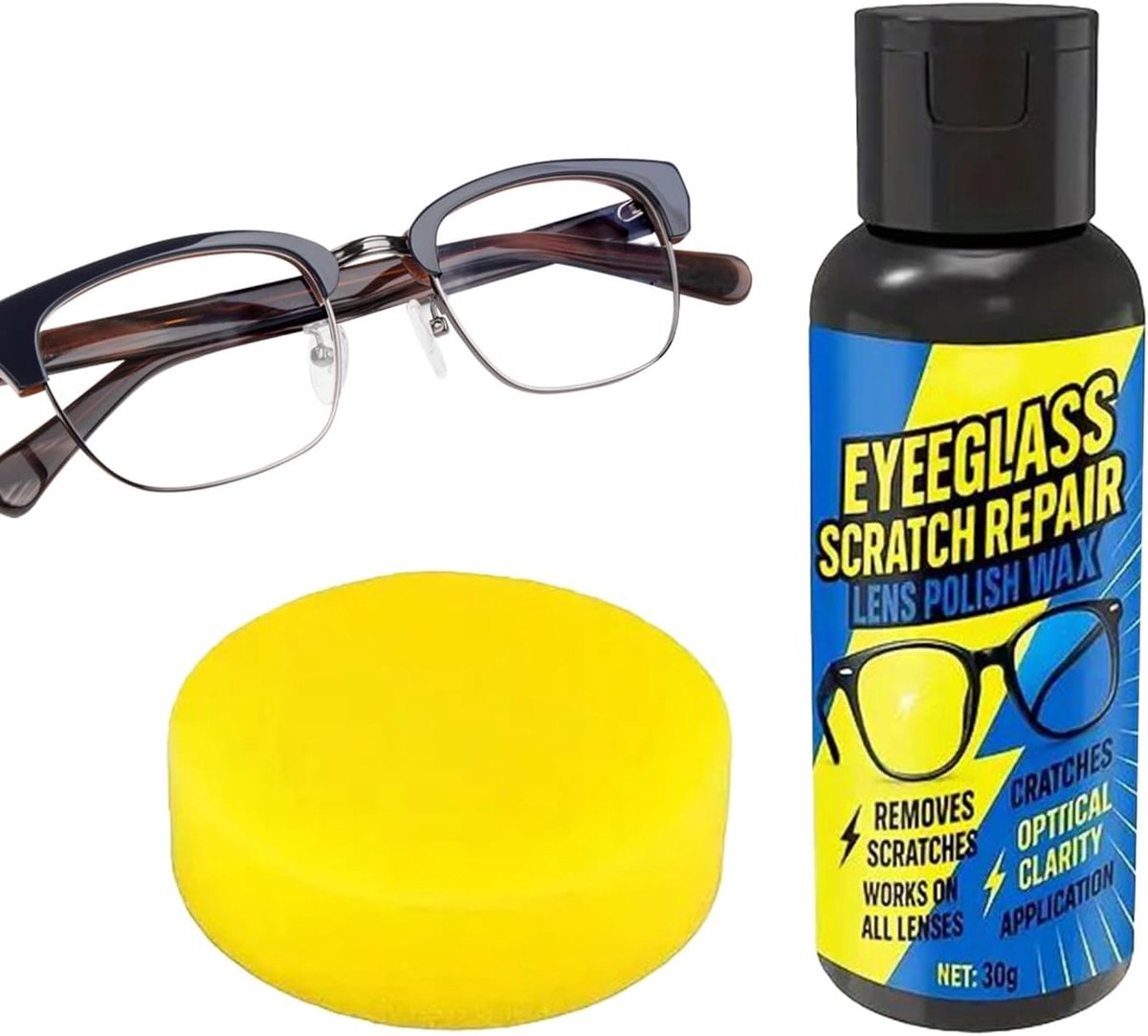 Glas Krasverwijderaar - Scherm Reparatie - Lens Onderhoud - Beschermende Coating - 30g - Transparant