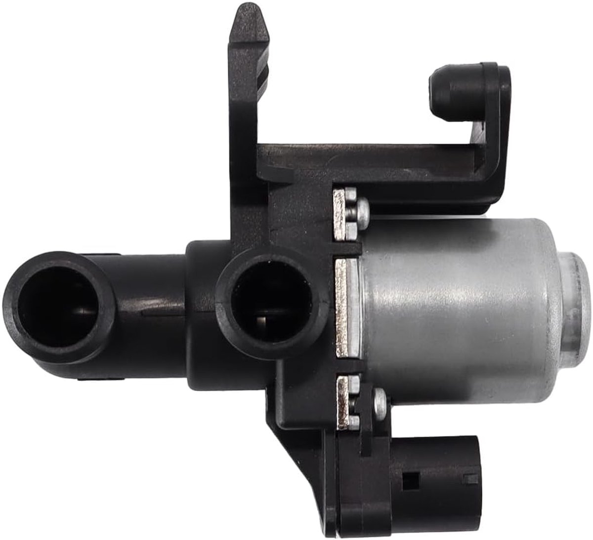 Regelklep Verwarming - Klep Magneetventiel - Koelsysteem Ondersteunen - 2 Poorten Elektrisch - 10 x 10 x 5 cm - Zwart