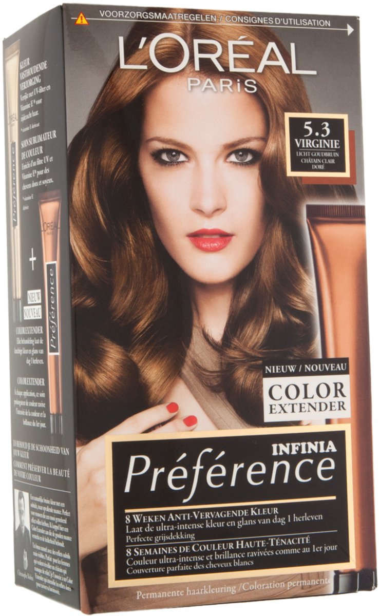 L’Oréal Paris Préférence 5.3 - Licht Goudbruin - Haarverf met Color extender