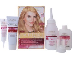 L'Oréal Paris Excellence Crème Zeer Licht Goudblond 9.3 - Permanente Haarkleuring - Rijk en levendig kleurresultaat - Haarverf