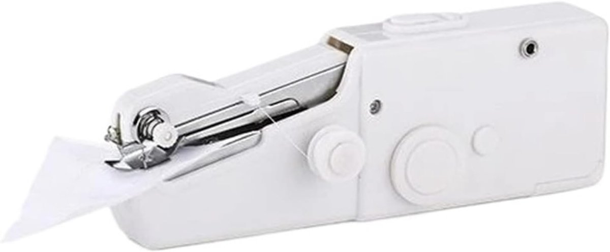 Mini naaimachine - Draagbare machine - Snel herstel - Enkele naald - 205 cm - Wit