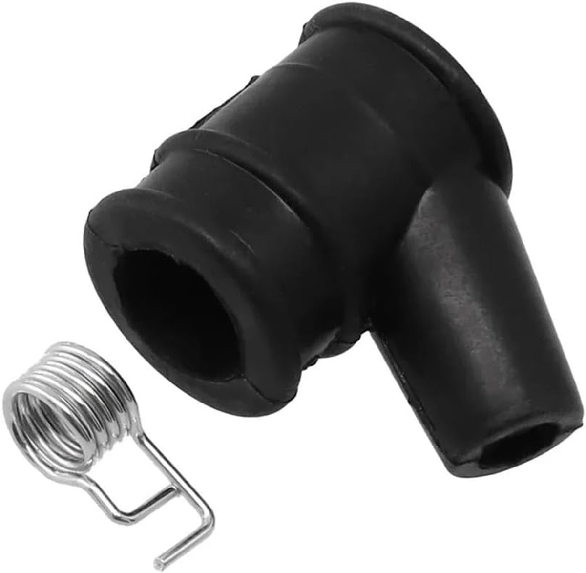 Bougie Dop Vervanging - Bobine Kap - Tuingereedschap Onderhoud - Rubber Materiaal - 5mm Kabel - Zwart