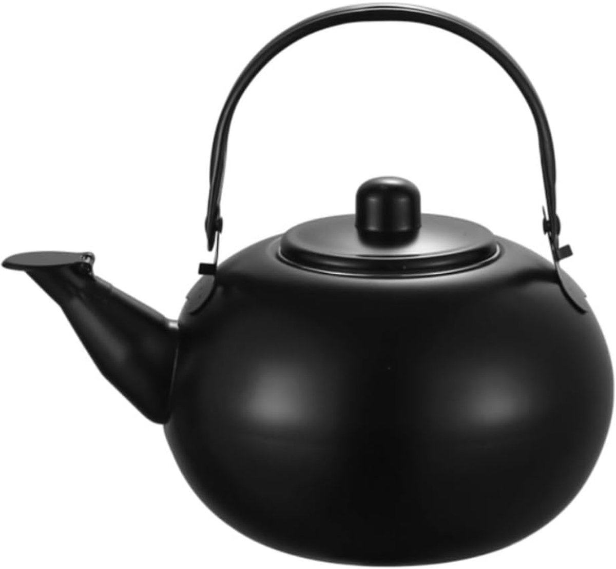 Fluitketel Roestvrij Staal - Waterkoker Theepot - Water Koken - Automatisch Fluitend Geluid - 1.2L - Zwart