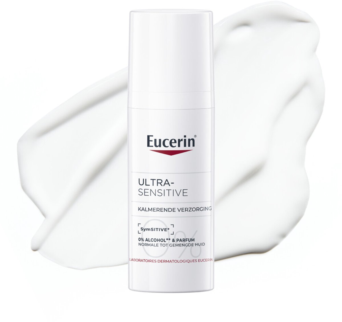 Bol.com Eucerin UltraSENSITIVE Kalmerende Dagcreme voor Vrouwen - Normale tot Gemengde Huid - Rosacea Crème - 50ml aanbieding