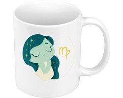 Keramische Mok - Sterrenbeeld Mok - Dagelijks Gebruik - Hoge Resolutie Druk - 325 ml - Wit