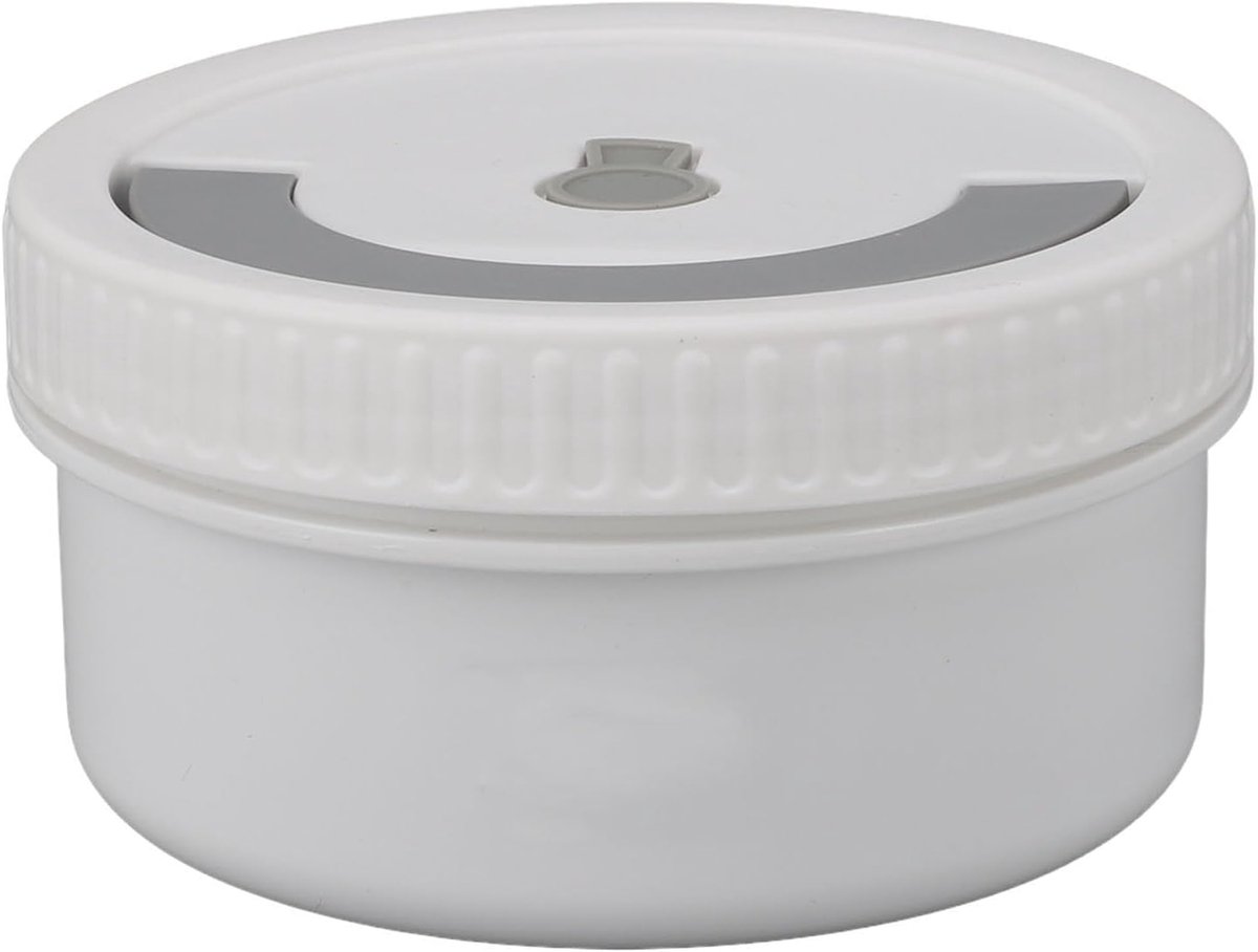 RVS Lunchbox - Isolatie Container - Maaltijd Meenemen - 316 Kwaliteit Staal - 470ml Inhoud - Wit