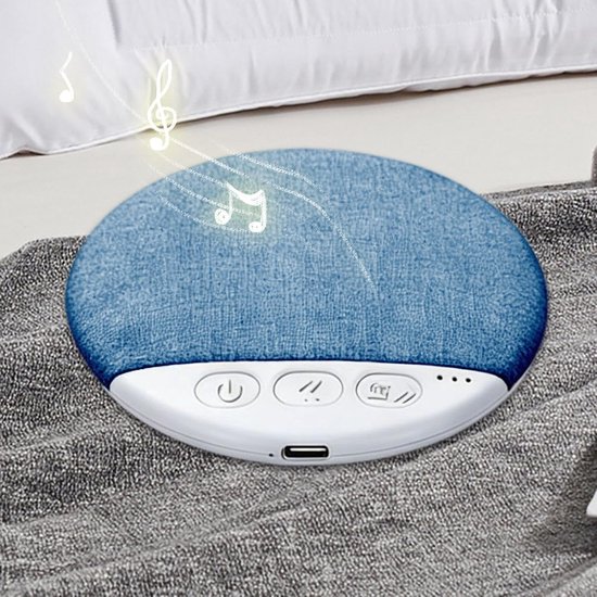 Slaapkussenspeakers - Onder kussen luidsprekers - Rustig slapen - Botgeleidingstechnologie - 23 x 116 x 23 millimeter - Blauw — afbeelding 3