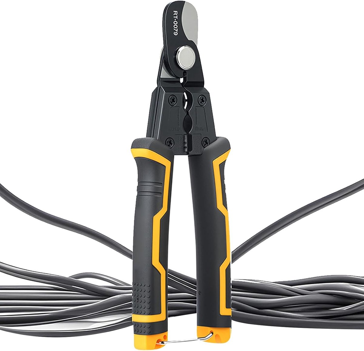 Draadstripper Kniptang - Kabel Gereedschap - Elektrisch Werk - Veiligheids Klem - 18.2 cm - Zwart