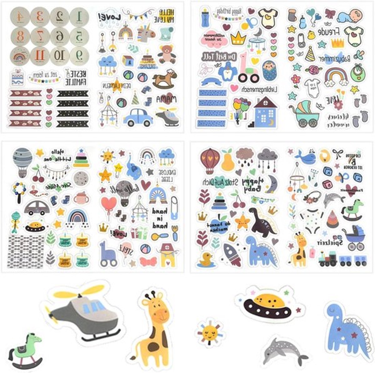 Stickers voor Fotoalbums en Scrapbooking - Allecto Plus