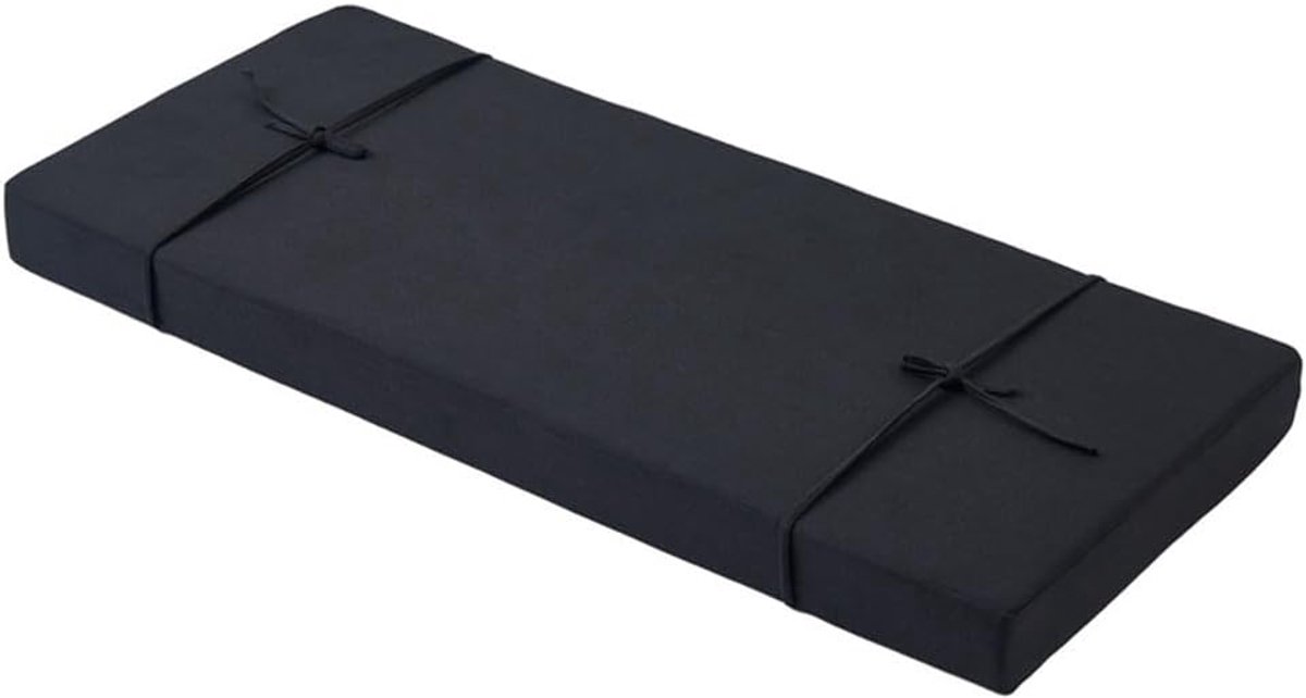 Hoogwaardig Kussen - Zitkussen Bank - Comfortabel Zitten - Hoog Dichtheid Schuim - 170x51cm - Zwart