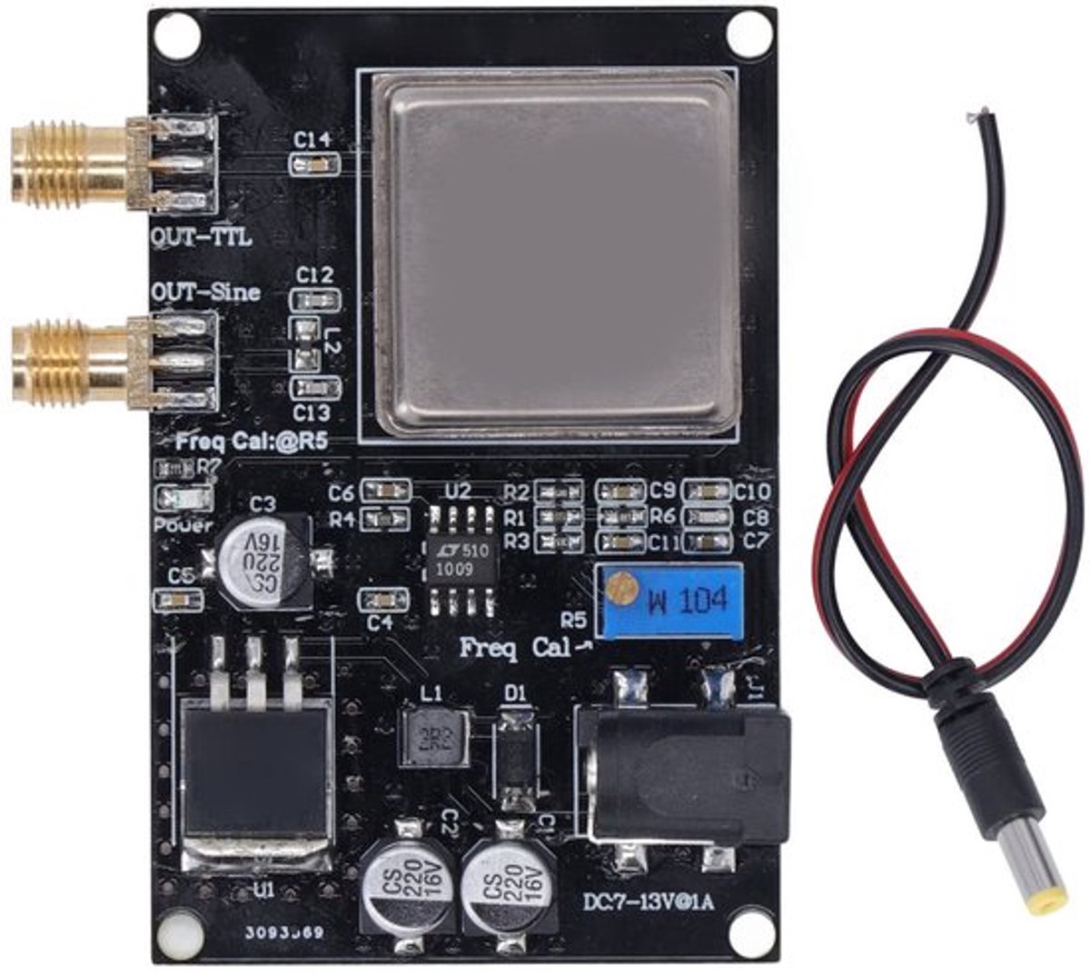 Golden crown 10 MHz - Frequentiestandaard - Kristal Oscillator - Vrouwelijke