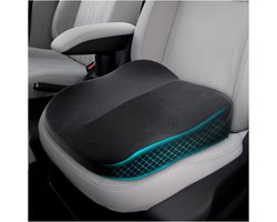 Autostoelverhoger Volwassenen - Rijstoelkussen Comfort - Verbeterd Rijzicht - Ergonomische Houdingsondersteuning - Universeel - Normaal