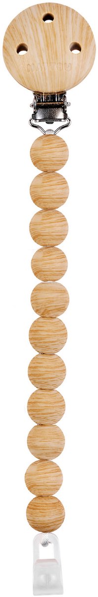 Nattou Silicone Speenkoord - Fopspeenketting - 30 cm - Beige
