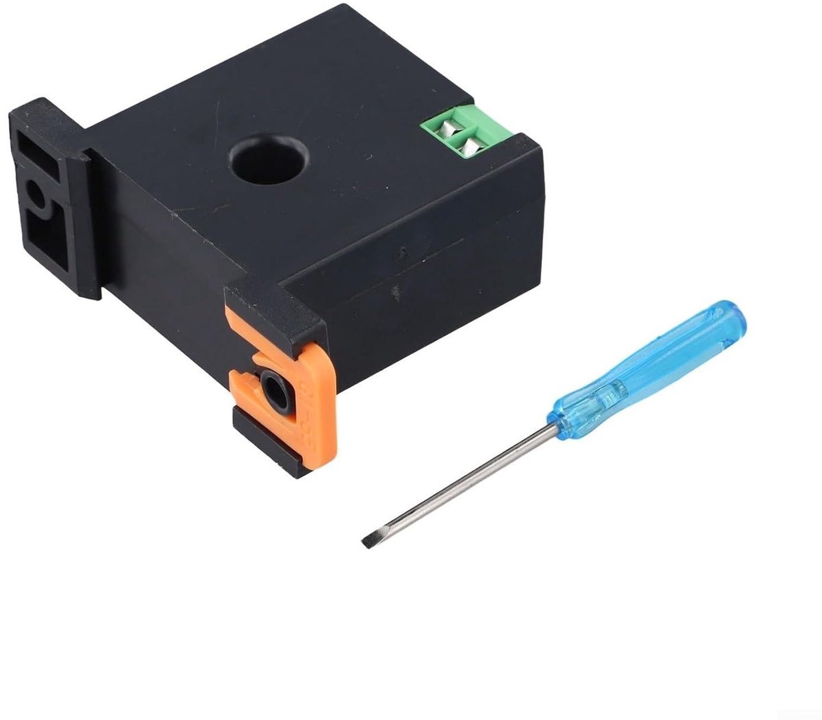 Stroom Sensing Schakelaar - Relais Inductie - Motor Monitoring - Zelfaangedreven Werking - 0.2-30A - Zwart