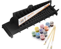 Gereedschap Organizer - Muurbevestiging Opslag - Garage Ordenen - Stevige ABS Constructie - 39x11x9 cm - Zwart