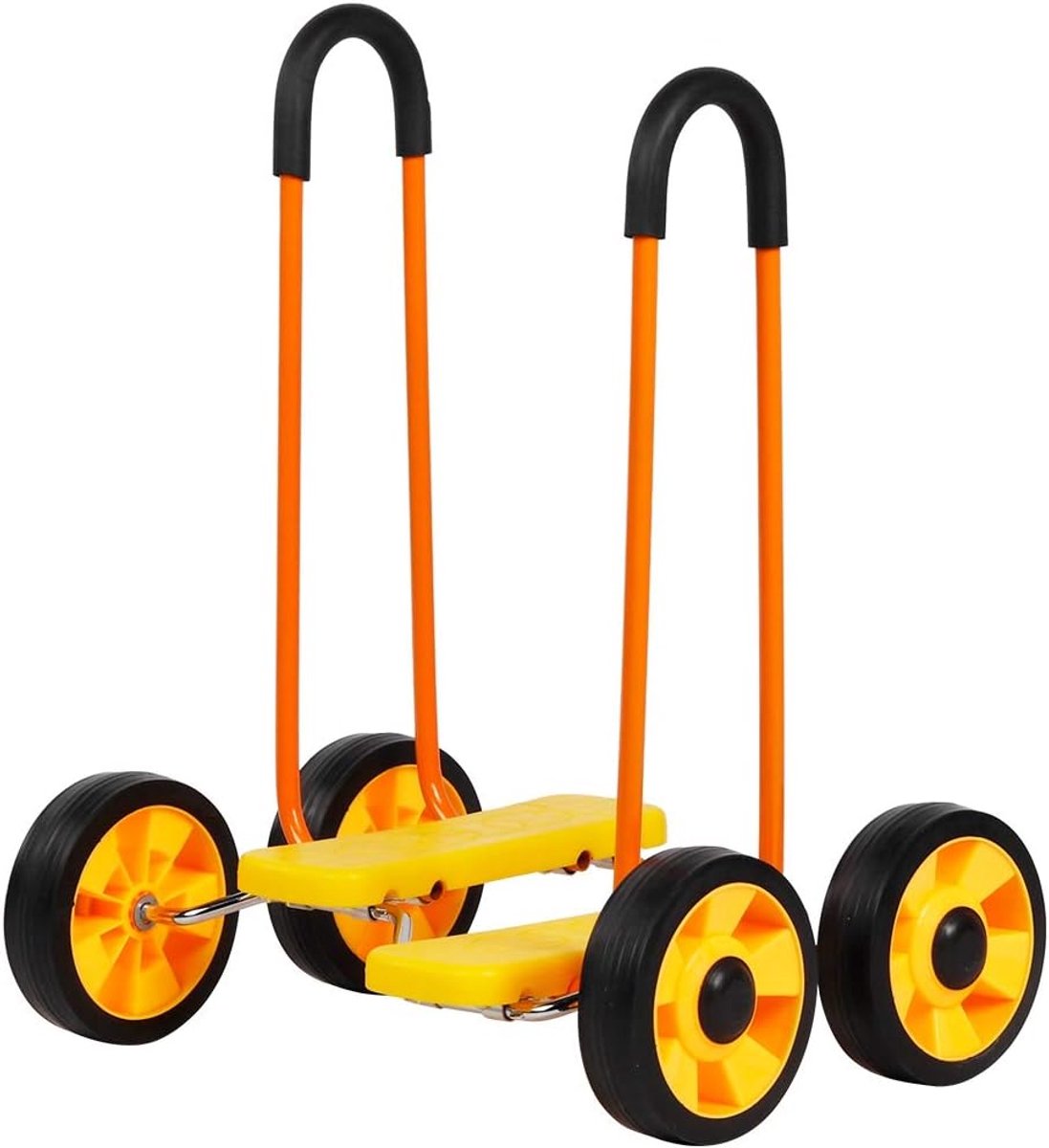 Kinderloopfiets - Kleuterfiets Balansfiets - Zintuiglijke training - Stabiel breedband ontwerp - 35x43x55cm - Geel