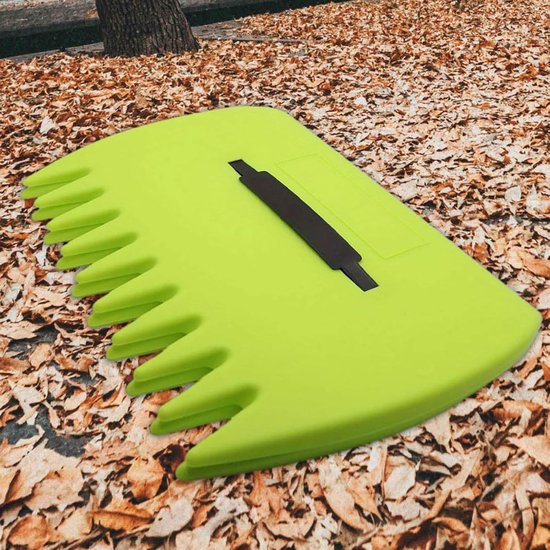 Bladschep Handhark - Opruimhulp Tuin - Tuinonderhoud Vereenvoudigen - Ergonomische Handgreep - Grote Capaciteit - Groen — afbeelding 5