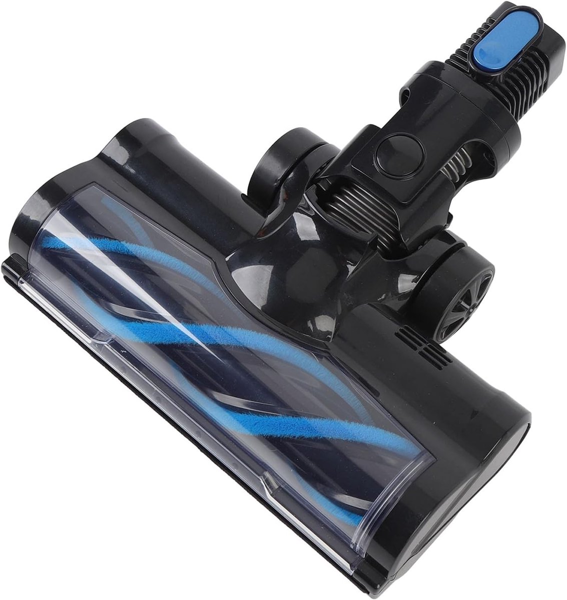 Stofzuigerborstel - Vloeropzetstuk - Grondige reiniging - Gemotoriseerde kop - 24 x 25 x 7 cm - Blauw