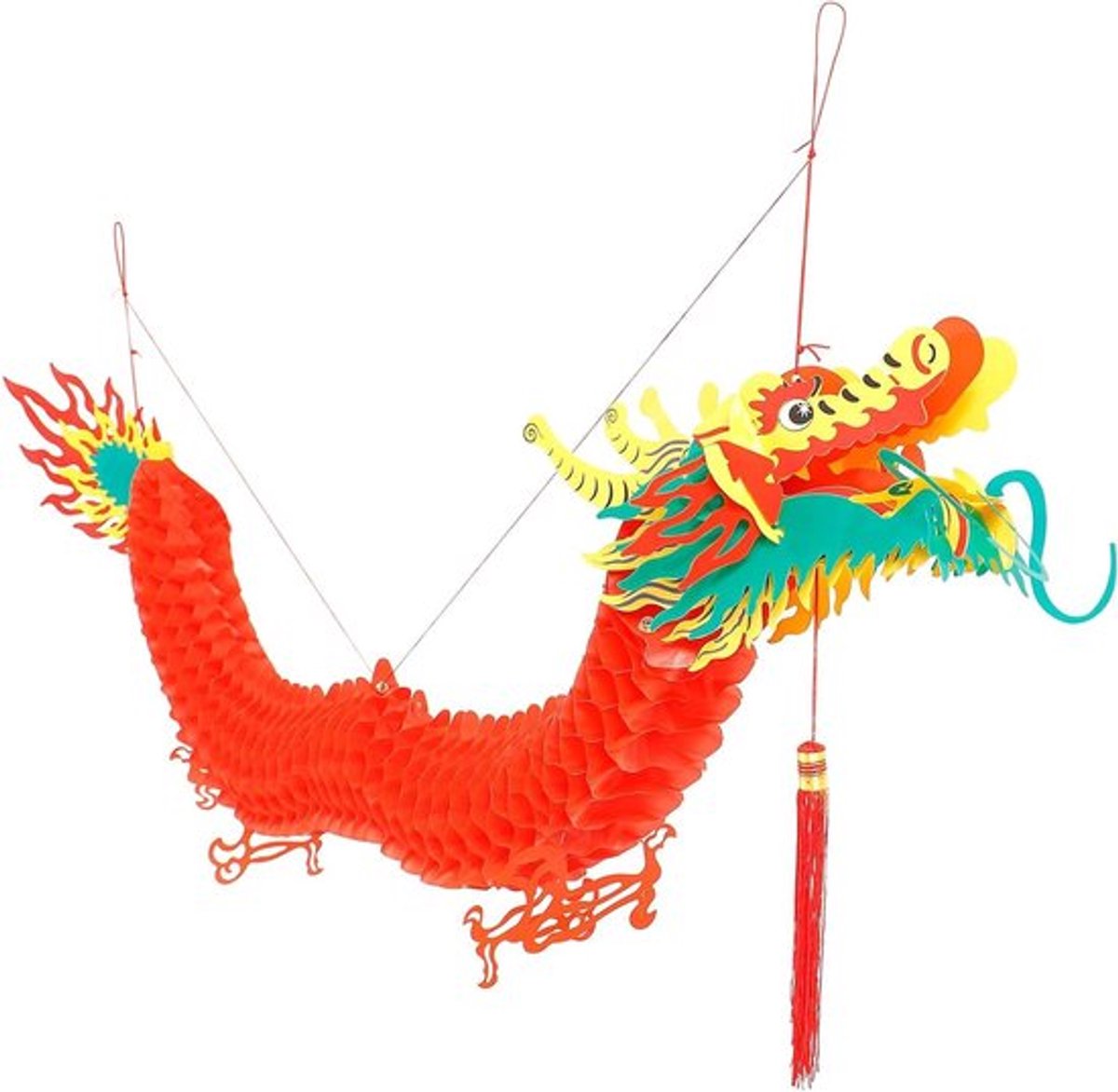 Allecto Plus - Draak lantaarn slinger voor Chinees Nieuwjaar en