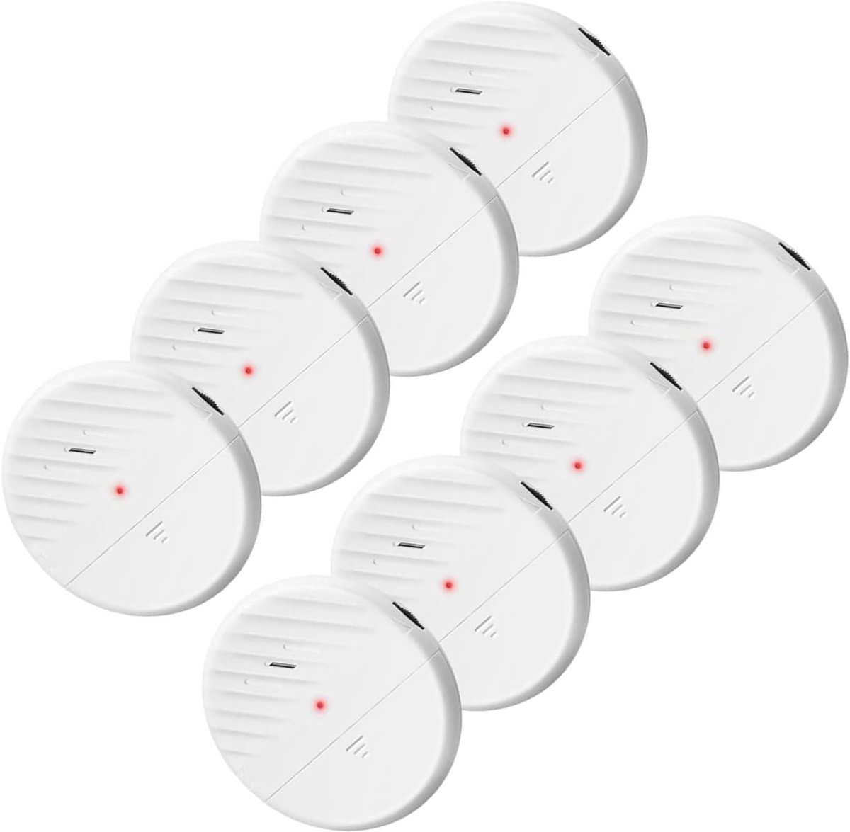 Deur raamalarm - Diefstalsensor - Beveiliging huis - Instelbare gevoeligheid - 8 stuks - Zwart