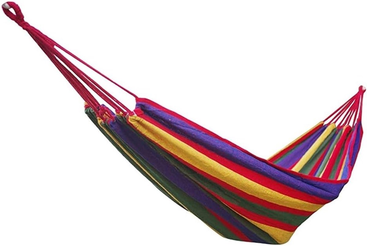 Draagbare Hangmat - Schommelbed Dubbel - Reizen Kamperen - Snelle Opzet - 10L x 10B mm - One Color