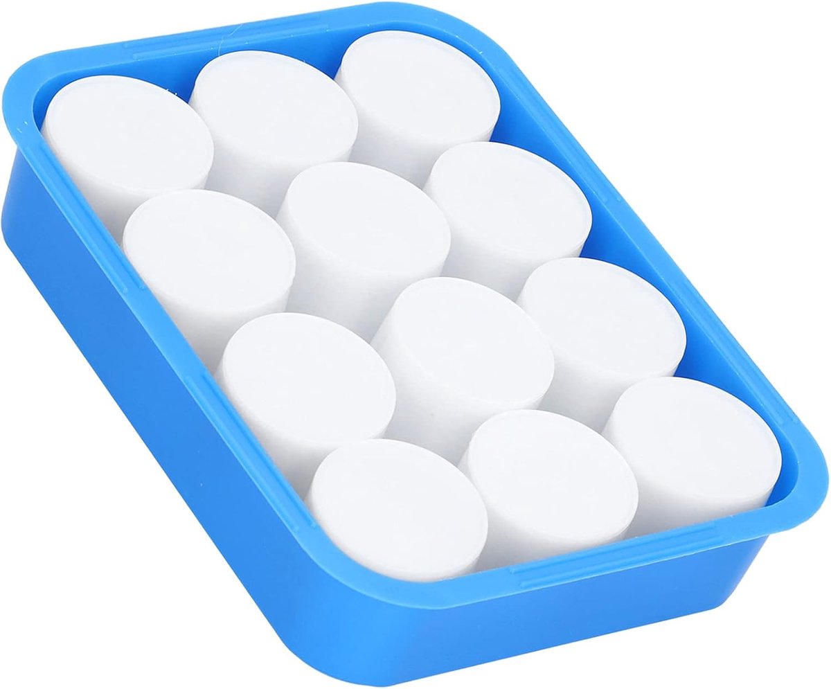 Verfbeker Containers - Schilderbekers Opslag - Schildermediums Bewaren - Vocht Behoud - 12 Stuks - Transparant