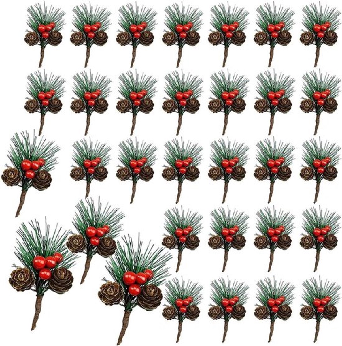 Kunstmatige pijnboomtakken inboekeltak decoratief slingerbos