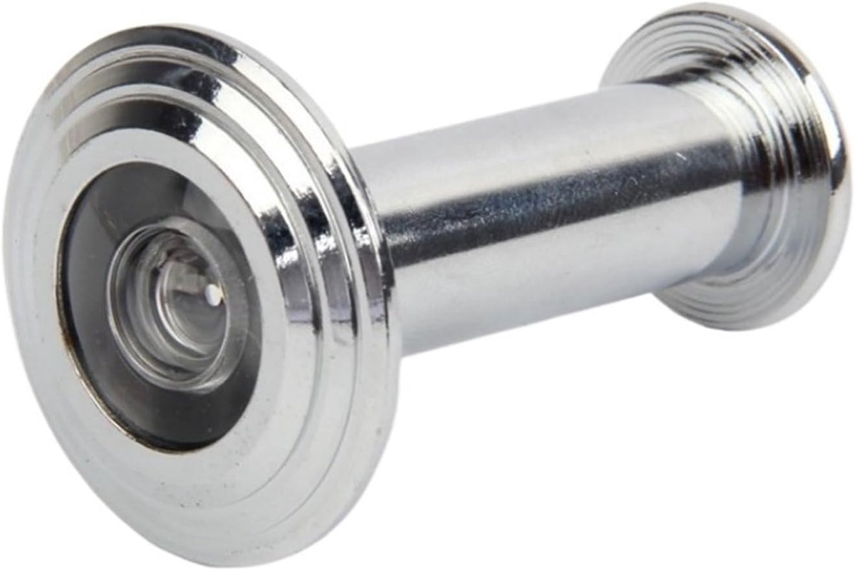 Deurvizier - Deurspion Groothoek - Veiligheid Thuis - HD Glas 180 Graden - 50-70 mm - Zilver