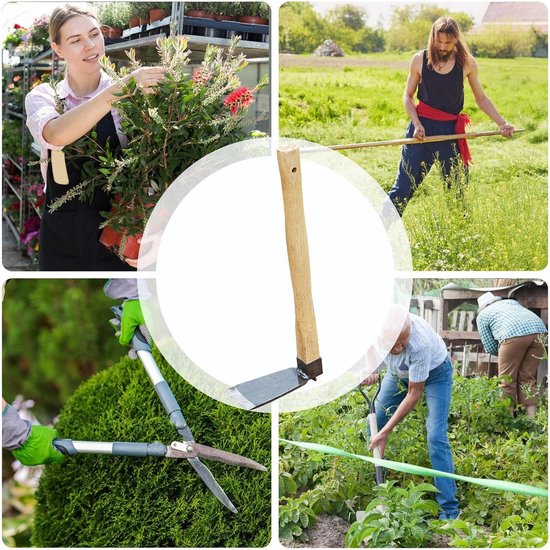 Tuinschoffel - Cultivator hark - Onkruid wieden - Versterkte verbinding - 38 cm - Niet gespecificeerd — afbeelding 3