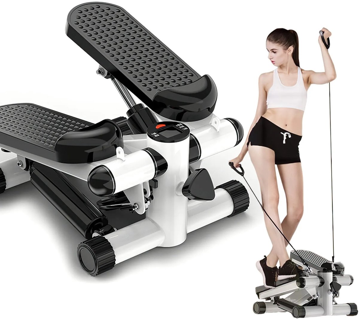 DailyDamaar stepper - Traploper - Aerobic step - Crossfit - Fitness apparaat - Volledige lichaamsworkout - Thuisgebruik - Cardiotraining