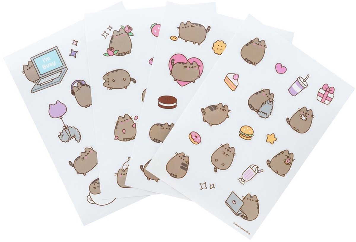 Grupo Erik Pusheen - Moments Reusable Stickers Gadget Stickers - Multicolours