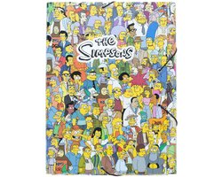 Grupo Erik The Simpsons - Chemise élastique Premium - Multicolore