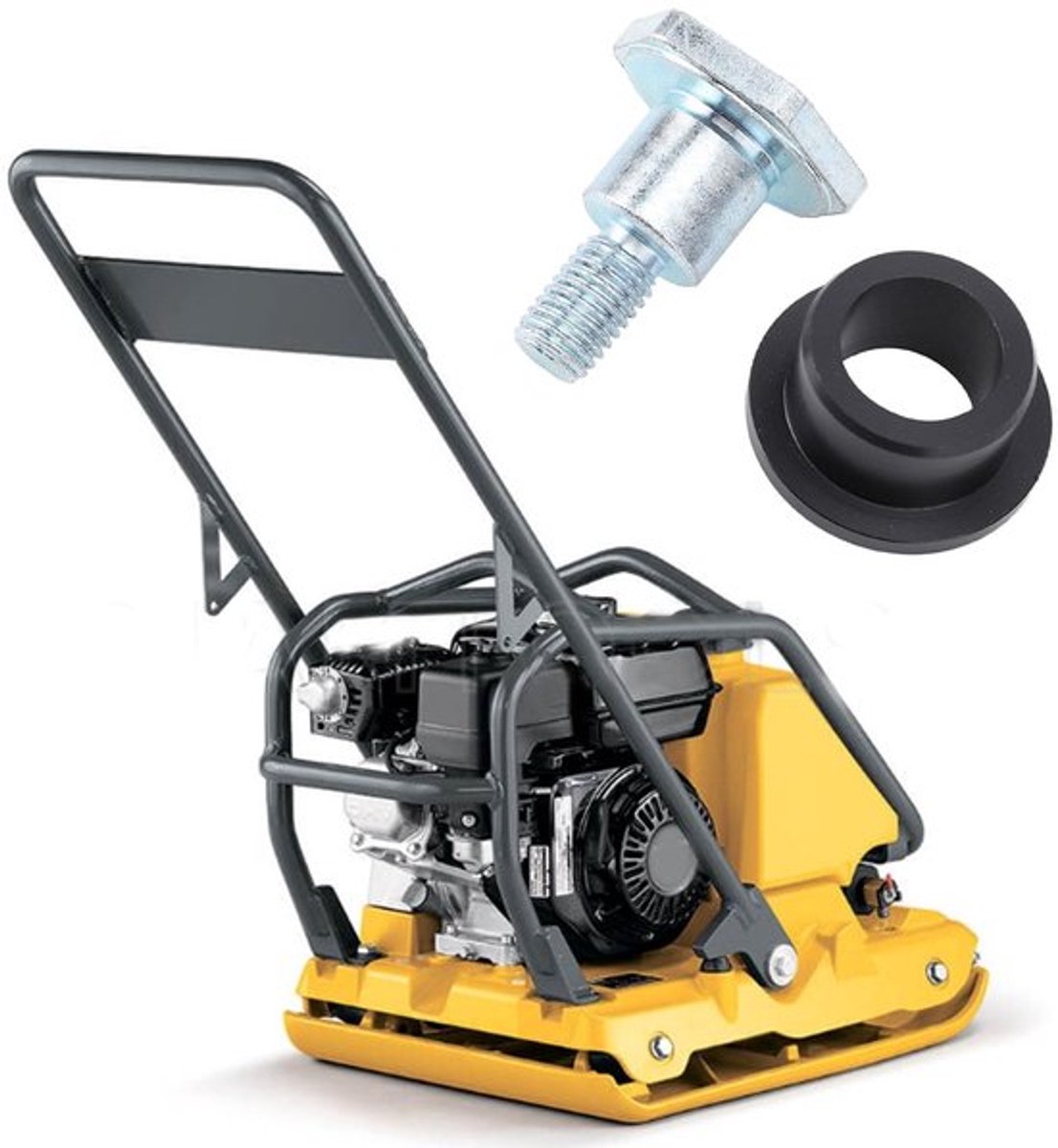 Handgreepbus Zware Constructie - Boutset - OEM Vervanging - Wacker Neuson WP1540/WP1550 - Trillingspreventie - Metalen Materiaal - Bus