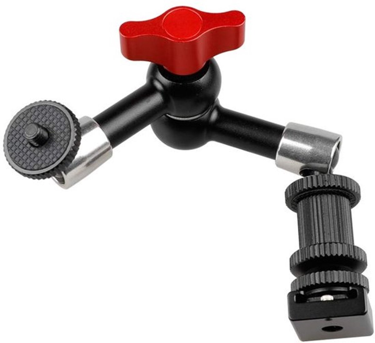Magic Arm - 7 inch - Multifunctioneel - Zwart - Camera-montage - LED-verlichting - Geschikt voor camera - Monitor