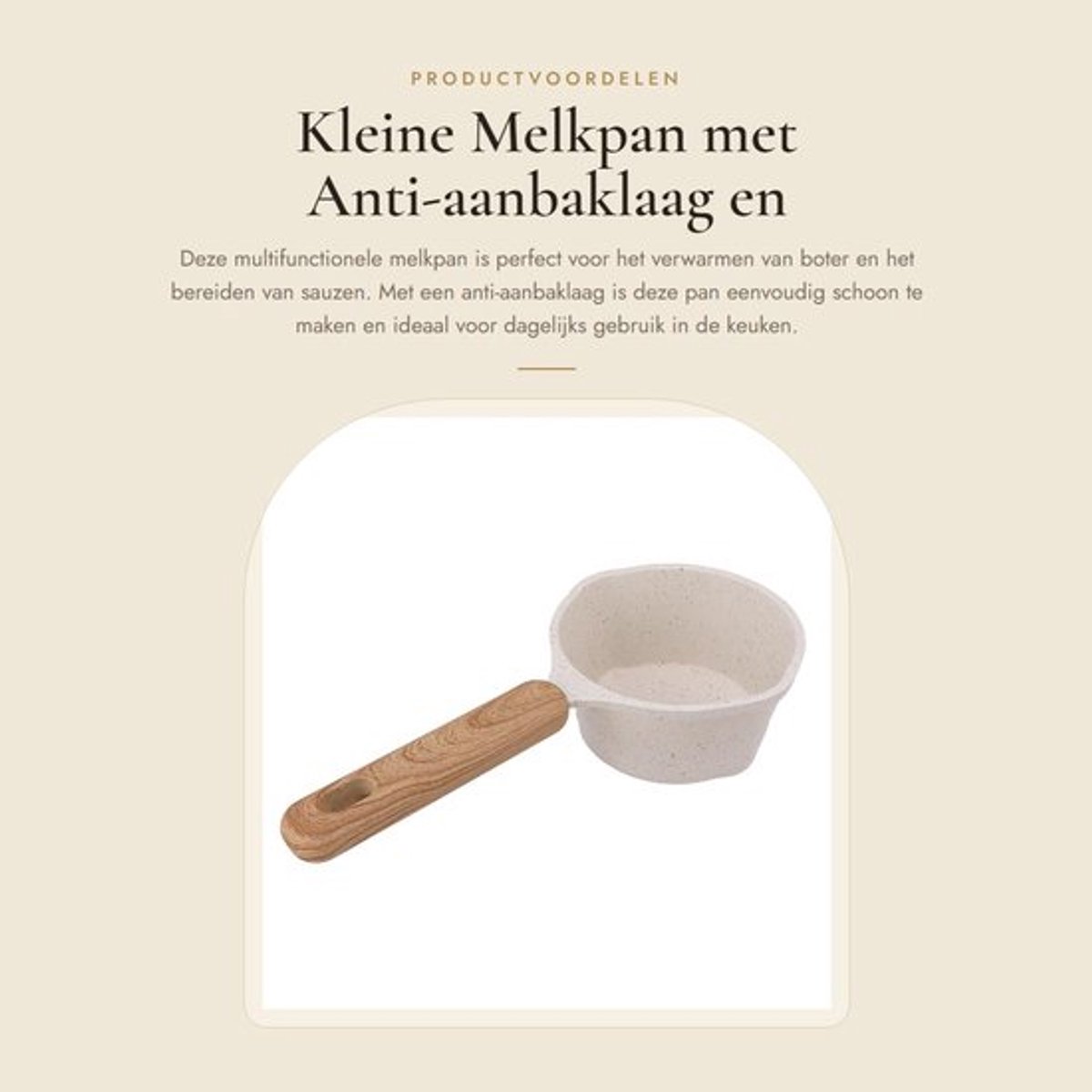 Melkpan met Anti-aanbaklaag - Multifunctionele Kookpot - Hittebestendige Handgreep - Professioneel Oliegietontwerp - Gemakkelijk Schoon te Maken - Compact Opbergsysteem - Sauspannetje