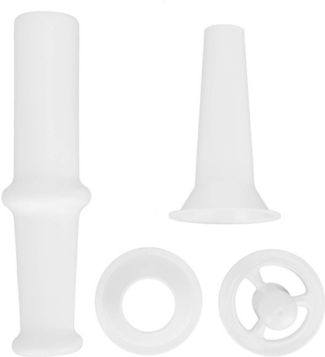 Vleesmolen Universeel - Voedselduwer - Worstvulmondstuk - Kubbe-bijlage - Slager Set - Materiaal ABS - Vleesvermaler