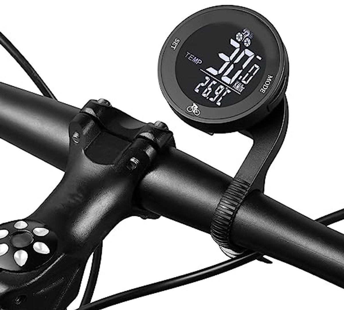 SnelShoppen - Draadloze Fiets Snelheidsmeter en Kilometerteller met LCD-scherm - Waterdichte Fietscomputer voor Nauwkeurige Metingen - Perfecte Gesche