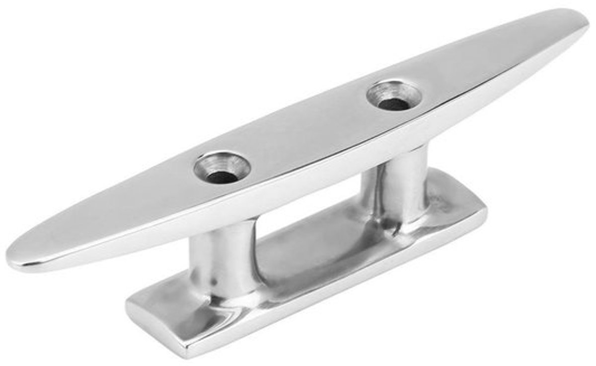 Boot Cleat 4 Inch - Roestvrij Staal - Marine Grade - Duurzaam - Schoenplaatje - Klampvervanging - Hoge Kwaliteit - Mooring Cleat