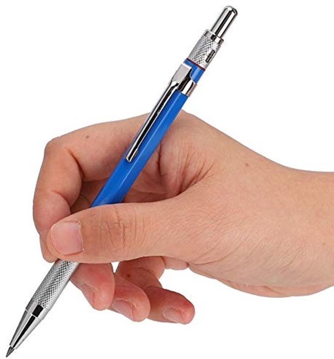 Metalen Vulpotlood Set - 2-delige Potloodhouder - Voor Ontwerptests - 2,0 mm - Ergonomisch Handvat - Perfect voor Tekeningen en Ontwerpen...