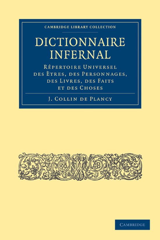 Dictionnaire Infernal / Infernal Dictionary - cover