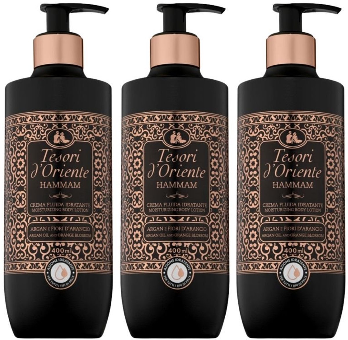 Tesori d’Oriente 3PACK Hammam Bodylotion 400ML