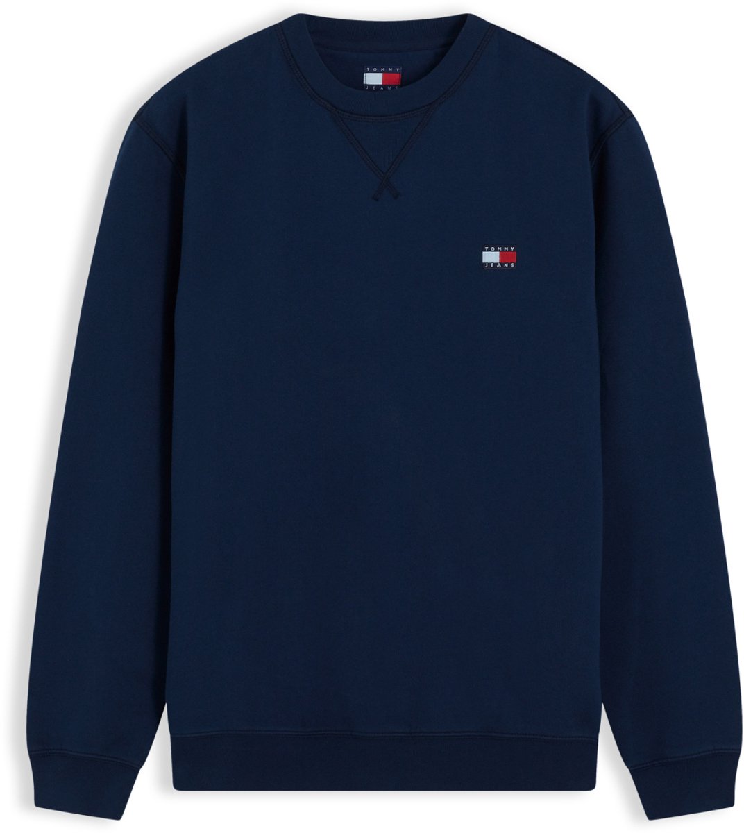 Tommy Jeans Trui Tjm Reg Badge Crew Ext Dm0dm23607 C1g Dark Mannen Blauw